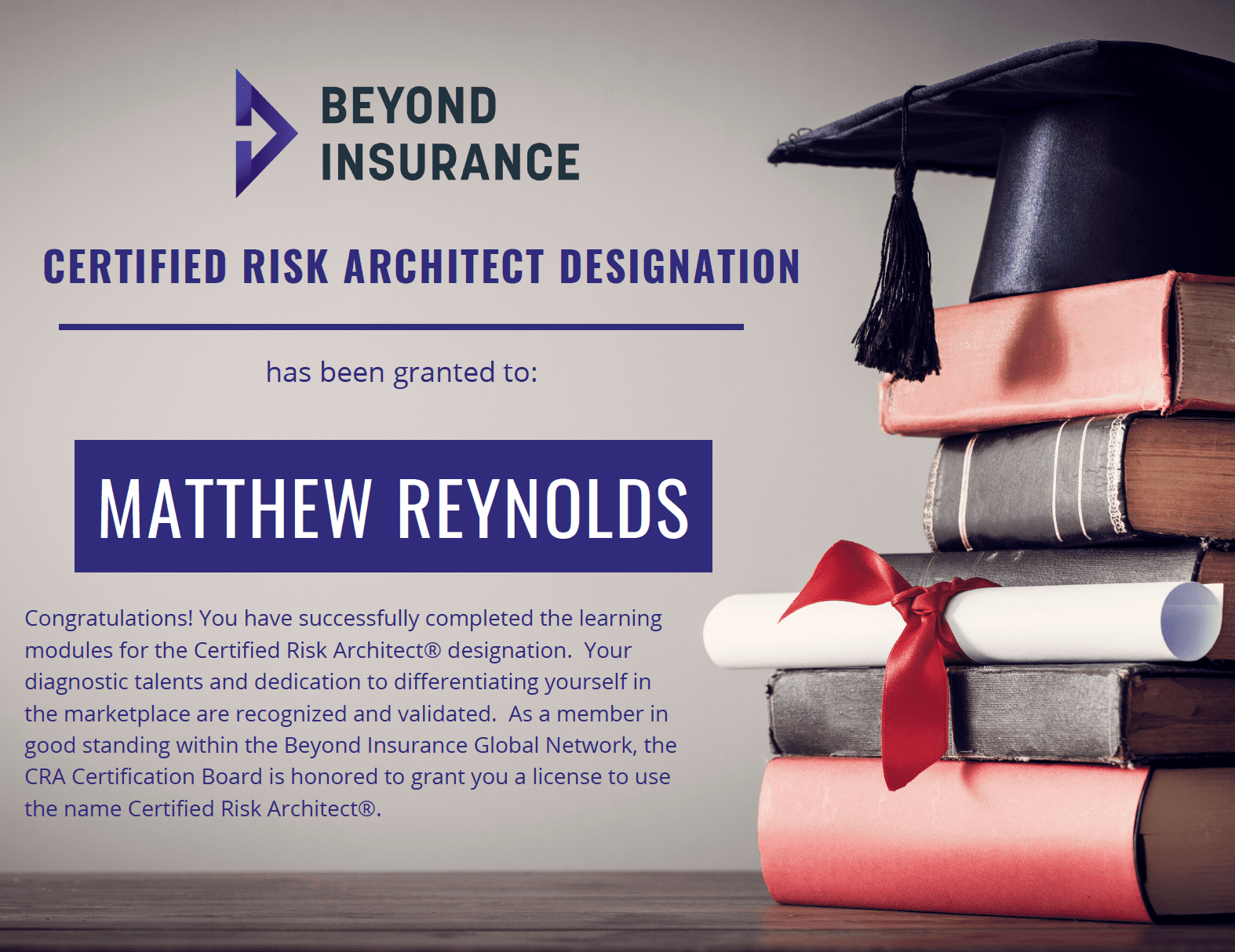 Matthew Reynolds Designation