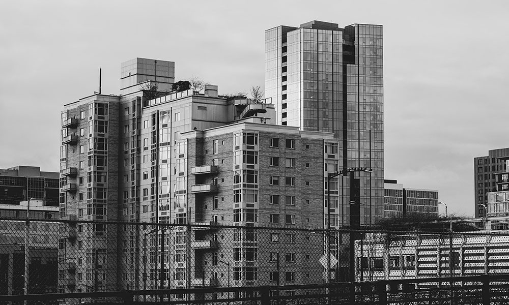 Blog - Structural Issues and Aging Buildings - Black and White Old Building